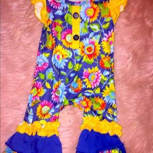 Sunflower boutique romper